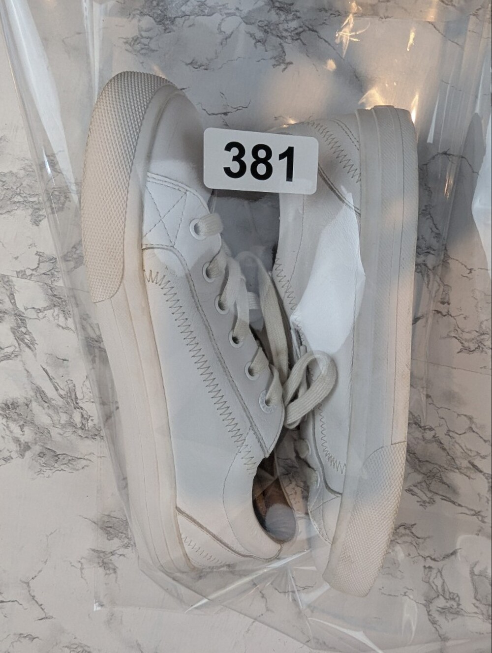 Taos Plim Soul Lux White Leather Comfort Sneakers Size 9 - Picture 14 of 14